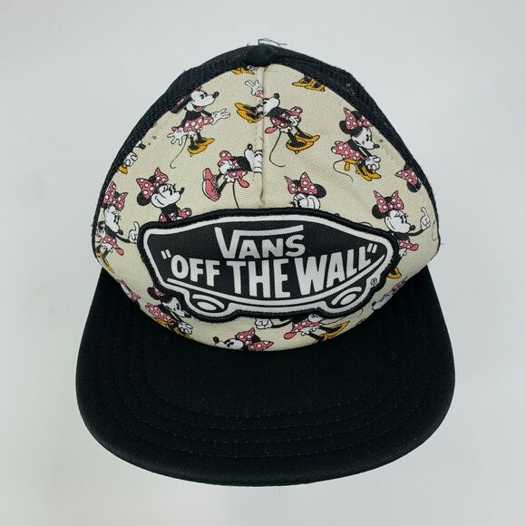 Vans Minnie Mouse Snapback Trucker Hat Women's Adjustable Mesh Breathable Disney - Picture 3 of 10